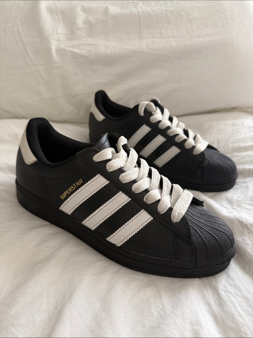 adidas Superstar Black & White Sneakers
US M 7.5 / W 8.5